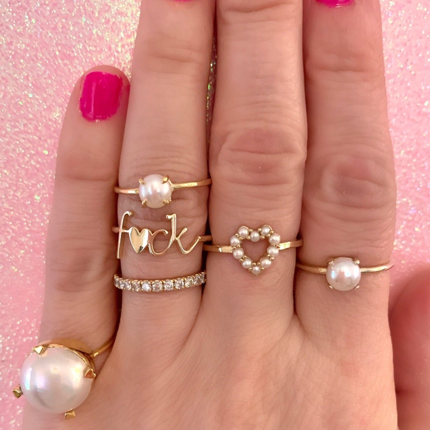 FUCK- Nameplate Ring