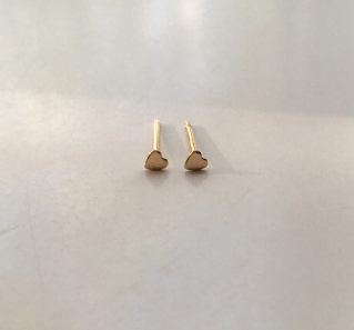 Tiny Baby Heart Ear Studs