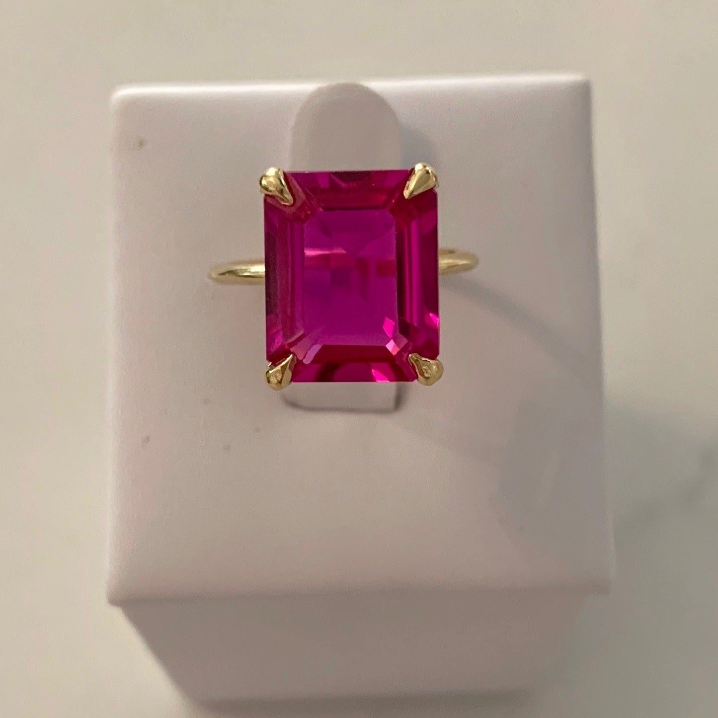 The Cocktails- Pink Emerald Ring