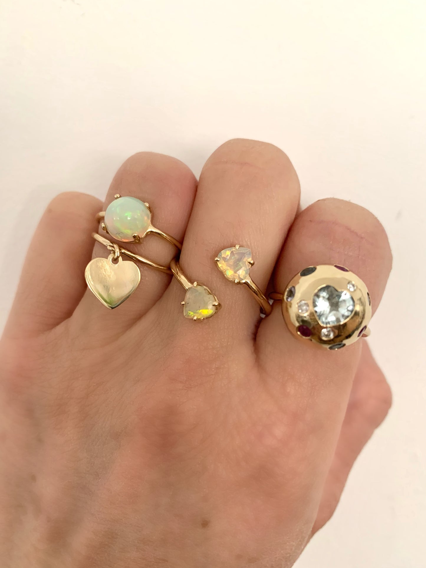 The Blue Disco Ball Ring