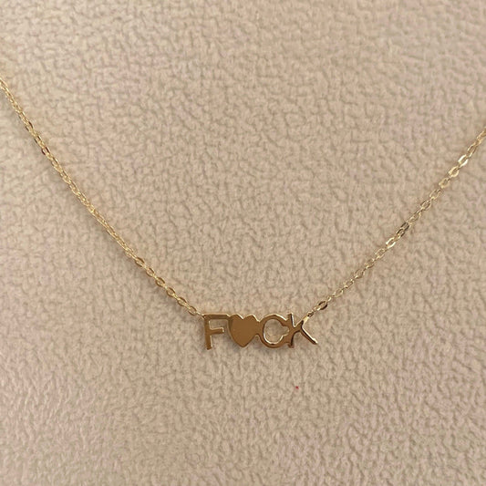 FUCK- OG Necklace Nameplate