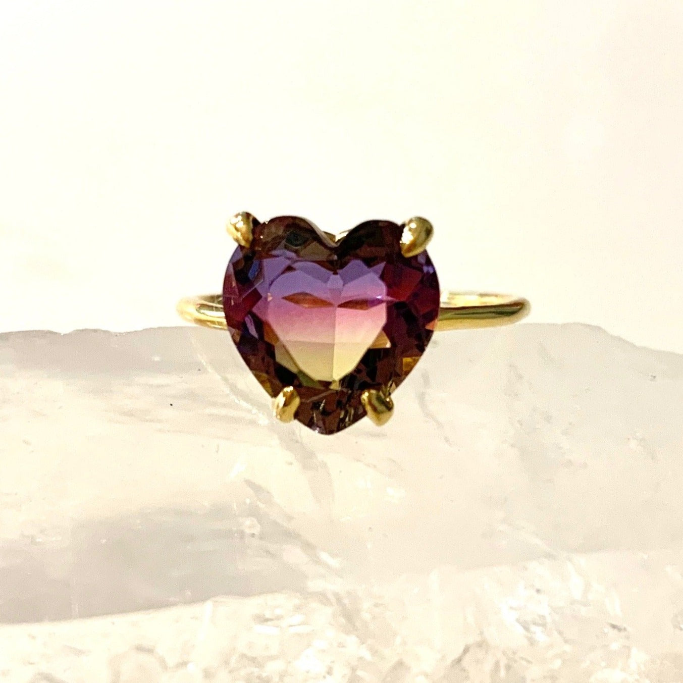 Heart of Stone- Ametrine Ring
