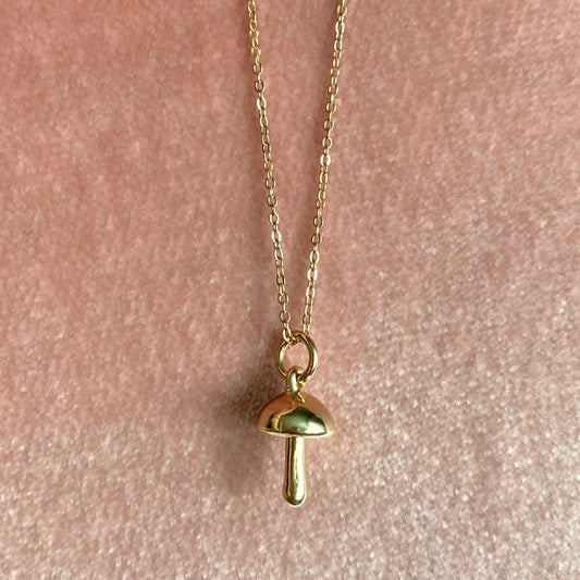Mini Magical Mushroom Necklace