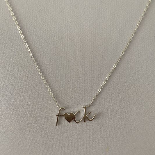 FUCK- Necklace Nameplate