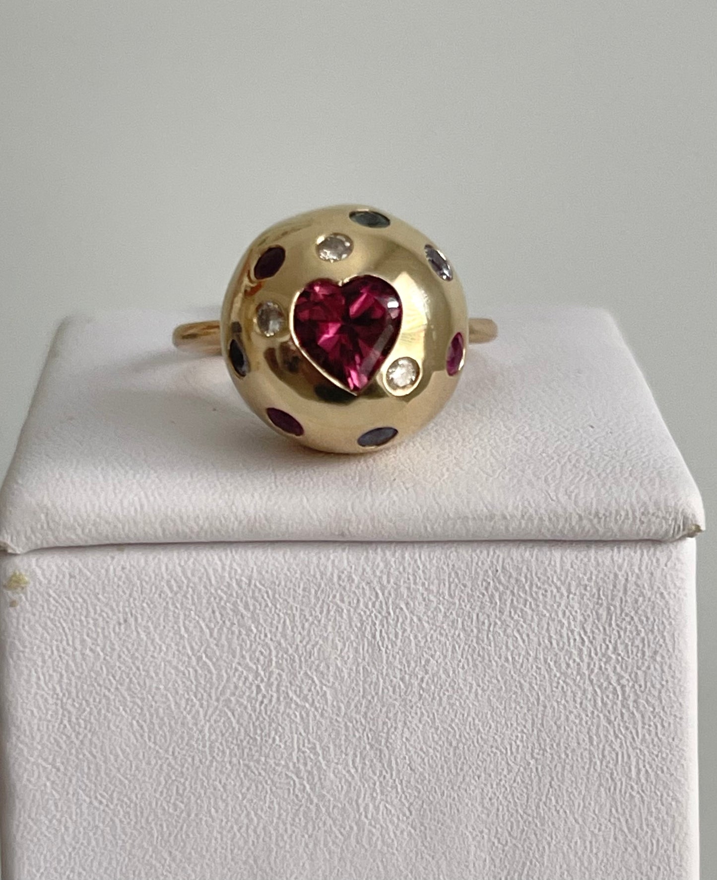 The Pink Disco Ball Ring